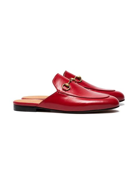 red princetown gucci mules|Gucci mules farfetch.